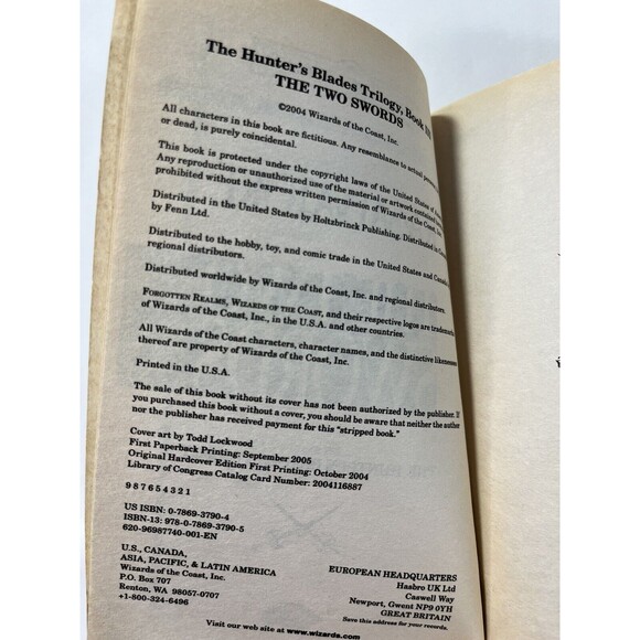 Forgotten Realms The Two Swords The Hunters Blades Trilogy by RA Salvatore - Picture 8 of 8